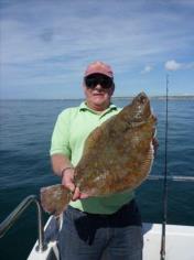 5 lb 9 oz Plaice by Gordon