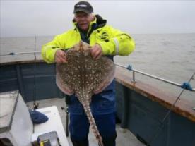 13 lb 8 oz Thornback Ray by Keith Hadrell