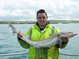 18 lb 4 oz Starry Smooth-hound by Gareth Hughes