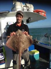 12 lb Thornback Ray by Stu Stead