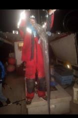 34 lb Conger Eel by Julian the Beastmaster