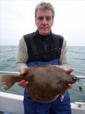 3 lb 4 oz Plaice by Jeff Chapman