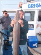 82 lb Conger Eel by peter banks