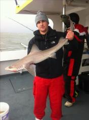 12 lb 9 oz Starry Smooth-hound by Unknown