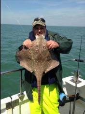 11 lb 10 oz Thornback Ray by Unknown